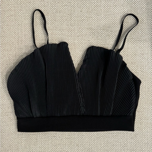 Zara Bloggers Fav Draped Crop Top, Size S - Picture 10 of 11